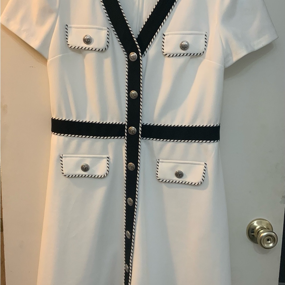 Karl Lagerfeld Black and White Dress